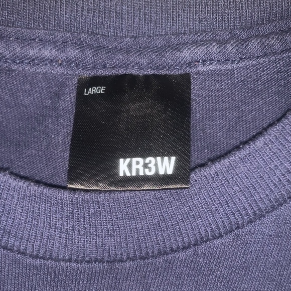 KR3W original denim apparel graphic T-shirt. - Picture 4 of 4